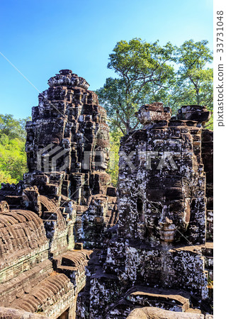 Ancient Bayon temple in Angkor Thom, Siem Reap 33731048