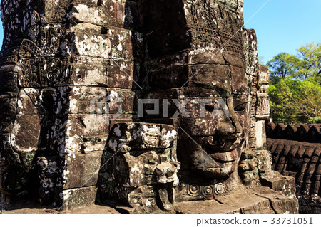 Ancient Bayon temple in Angkor Thom, Siem Reap 33731051