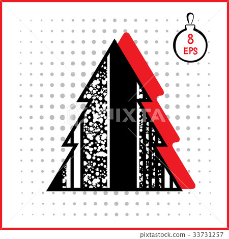 Christmas Tree Vector Icon - Stock Illustration [33731257] - PIXTA