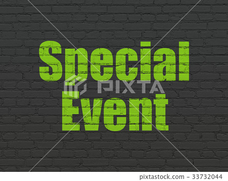 Finance concept: Special Event on wall background Finance concept: Special Event on wall background 33732044