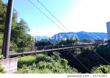 Nikko City Kinugawa Onsen Kinosu Rock Large Suspension Bridge Nikko City Kinugawa Onsen Kinosu Rock Large Suspension Bridge 33732901