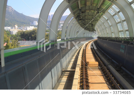 Metro railway at outdoor 2017 33734085