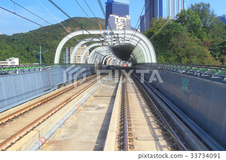 Metro railway at outdoor 2017 33734091