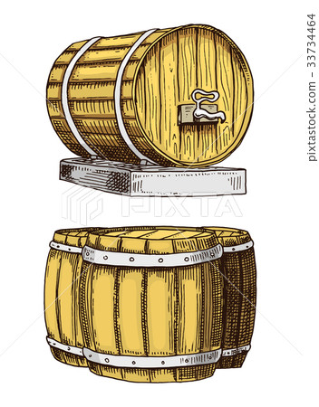 wine or rum, beer classical wooden barrels for wine or rum, beer classical wooden barrels for 33734464