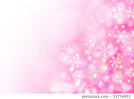 Pink image and snow Pink image and snow 33734951
