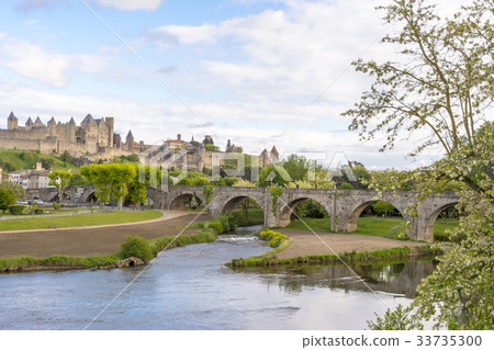 The Auditorium and the historic fortified city Carcassonne 33735300