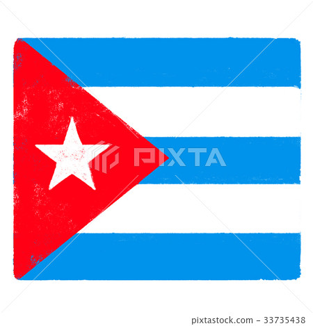 古巴共和國的旗幟 33735438