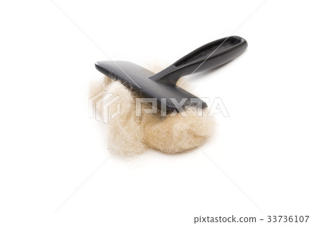 wool on the white background 33736107