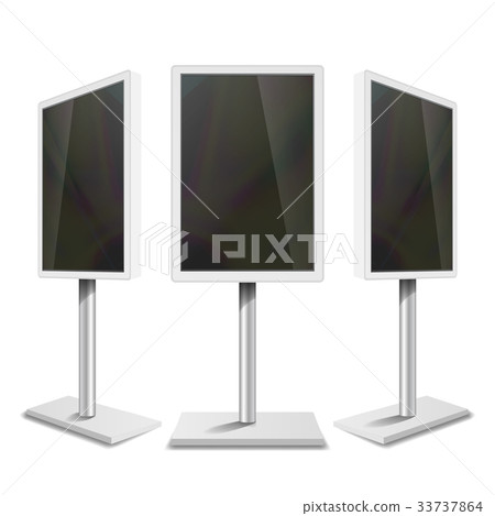Portable Interactive Digital Signage. White Clean 33737864