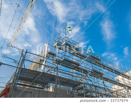 外牆建築腳手架 外牆建築腳手架 33737974