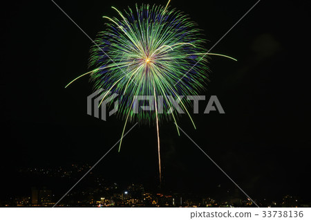 New fireworks display of Lake Suwa New fireworks display of Lake Suwa 33738136