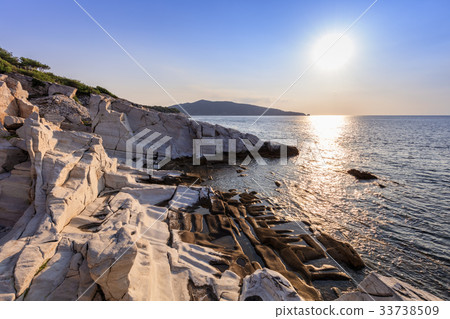 sunrise in Aliki. Thassos island, Greece 33738509