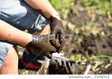 Playing with muddy 33740318