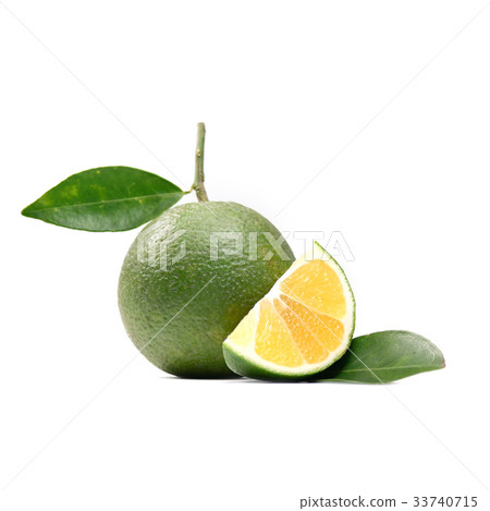 Tropical fruit Sweet orange isolate on white Tropical fruit Sweet orange isolate on white 33740715