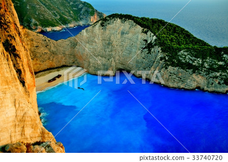 Navagio 海灘，扎金索斯島，希臘 12 33740720
