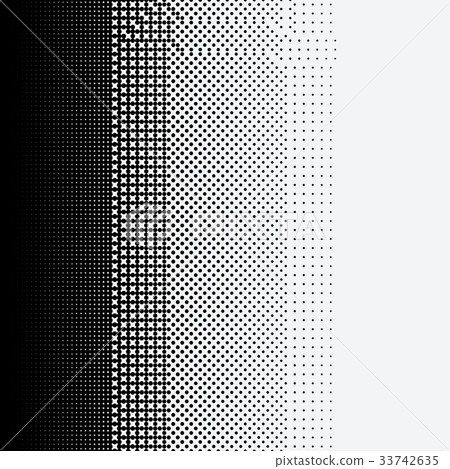 Halftone dots on white background 33742635
