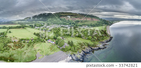 Aerial view of the beautiful village of Benderloch Aerial view of the beautiful village of Benderloch 33742821