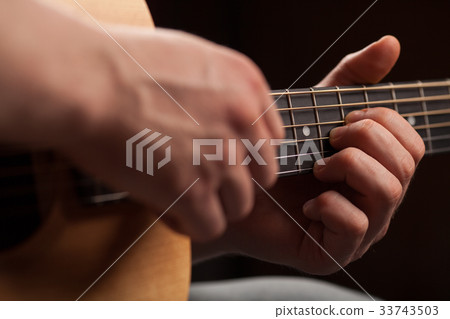 Acoustic guitar player Acoustic guitar player 33743503