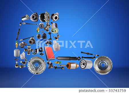 Images truck assembled from new spare parts 33743759