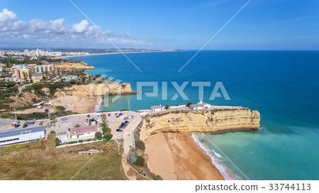 Aerial. Coast of city Aramacao De Pera and Senhora 33744113