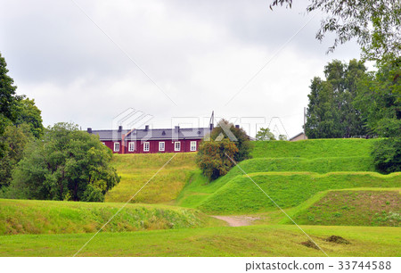 Landscape in the fortress of Lappeenranta. 33744588