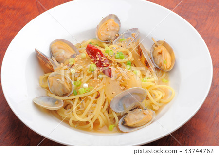蛤蜊和Shirasu麵食 33744762