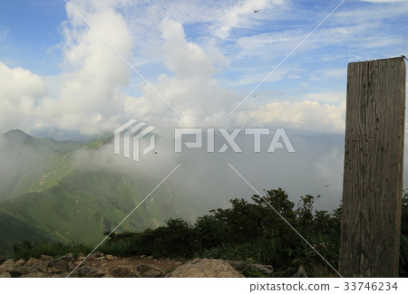 Tanigawadake（Oki的耳朵）的山頂風景 33746234