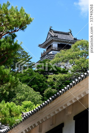 Kochi Castle Otemon Tsumumon Tenmon Honmaru Palace Black Iron Gate in Summer Kochi Castle Otemon Tsumumon Tenmon Honmaru Palace Black Iron Gate in Summer 33749268