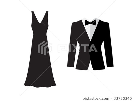 Dress and suit icon isolated Dress and suit icon isolated 33750340