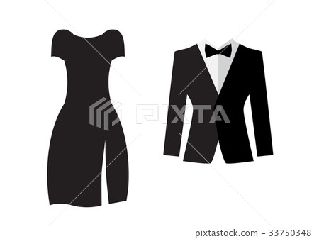 Dress and suit icon isolated 33750348