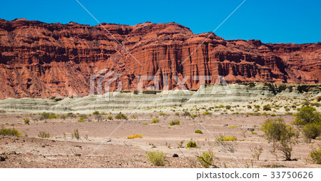 Geological formations in Ischigualasto 33750626