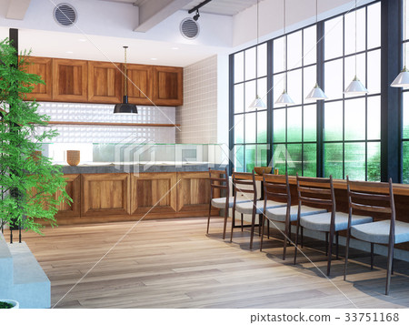 Interior cafe Interior cafe 33751168