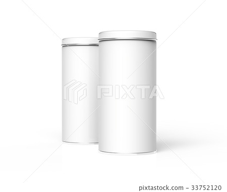 Tall metal tin mockup 33752120