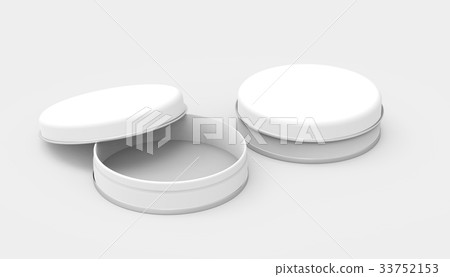 Short metal tin mockup Short metal tin mockup 33752153
