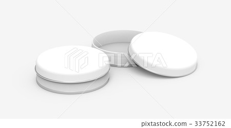 Short metal tin mockup Short metal tin mockup 33752162