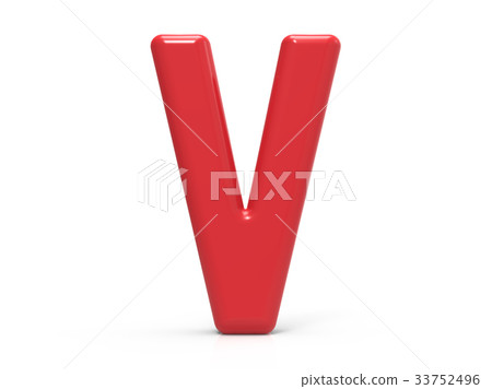 red letter V 33752496