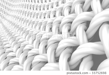 Close up look at interlaced fiber 33752698