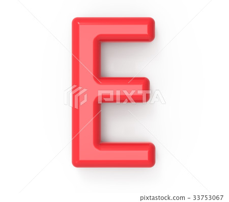 red letter E - Stock Illustration [33753067] - PIXTA