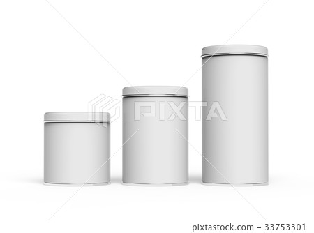 Metal tin mockup 33753301