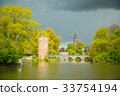 Bruges city heritage building for tourist people 33754194