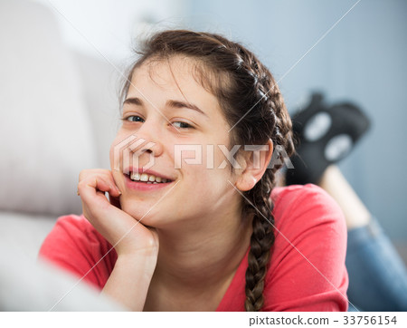 Girl posing playfully 33756154