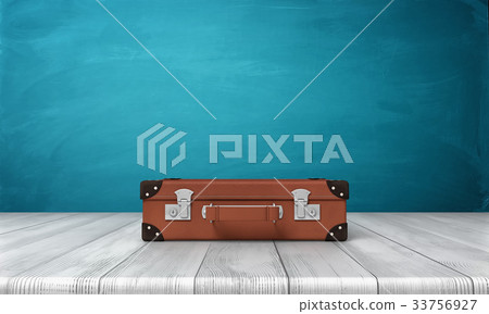 3d rendering of single closed and buckled brown 3d rendering of single closed and buckled brown 33756927
