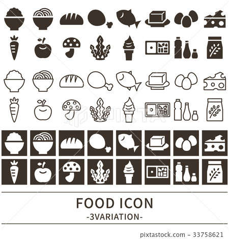 Food icon set 33758621