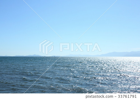 長浜城附近的琵琶湖 長浜城附近的琵琶湖 33761791