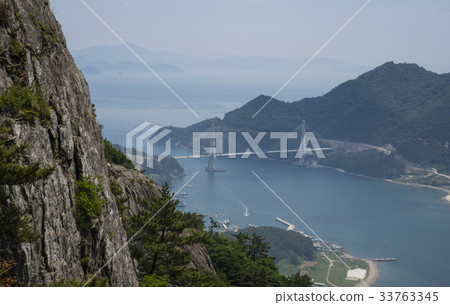 Construction site, Zambaldo, Hallyeo Marine National Park, Tongyeong-si, Gyeongnam Construction site, Zambaldo, Hallyeo Marine National Park, Tongyeong-si, Gyeongnam 33763345
