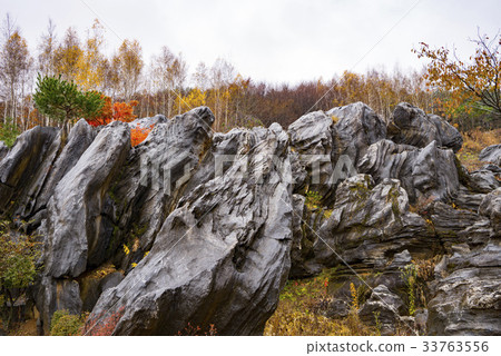 Myung Rock, Myong Rock Shelter, Jeongseon County, Gangwon Province Myung Rock, Myong Rock Shelter, Jeongseon County, Gangwon Province 33763556
