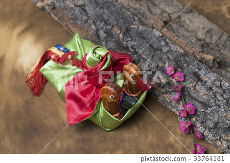 Red mulberry tree 33764181