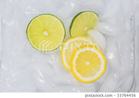 Lemon, lime, ice 33764456