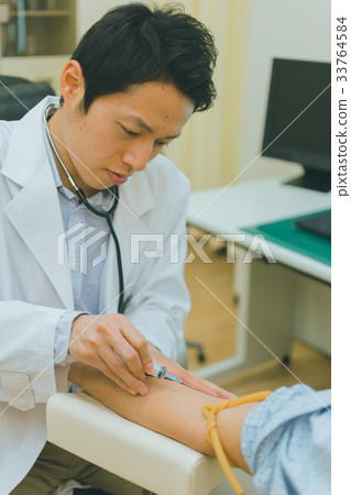 physician, injecting, injection 33764584