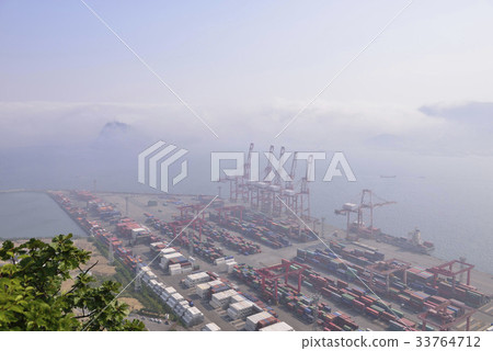 Shinsaide Container Terminal, Busan Port, Namgu, Busan Shinsaide Container Terminal, Busan Port, Namgu, Busan 33764712